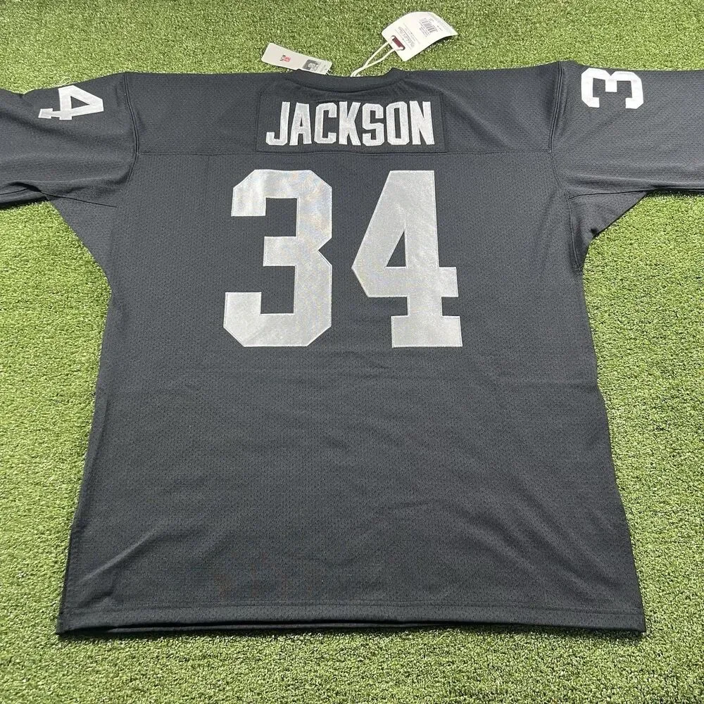 Bo Jackson 1990 LA Los Angeles Raiders Mitchell & Ness Jersey Size 2XL